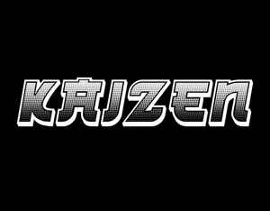 Kaizen Stylized Text Graphic Wallpaper