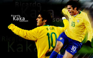 Kaka Brazil Celebration Wallpaper