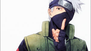 Kakashi 4k Hushing Someone Wallpaper