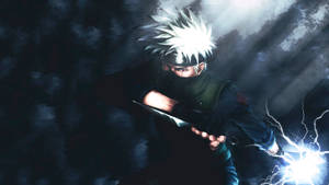 Kakashi 4k Knife Over Chest Wallpaper