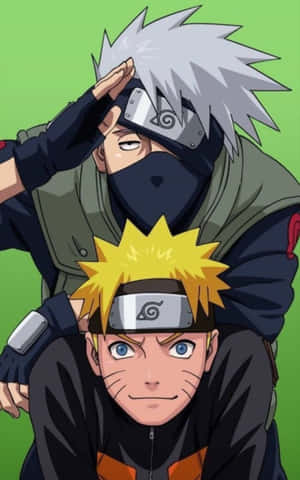 Kakashi And Naruto 1200 X 1920 Wallpaper Wallpaper