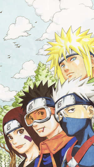 Kakashi And Obito & Friends Wallpaper