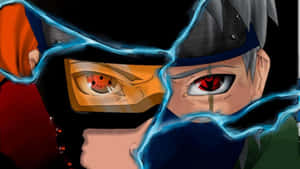 Kakashi And Obito Mashup Wallpaper