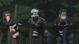 Kakashi And Rin - A Bond Beyond Teammates Wallpaper