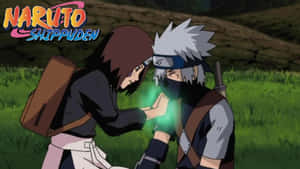 Kakashi And Rin, A Powerful Bond In The World Of Naruto Wallpaper