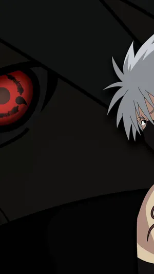 Kakashi And Tobi Facing Each Other In The Heat Of Battle Wallpaper