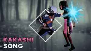 Kakashi Hatake And Rin Nohara Sharing A Heartfelt Moment Wallpaper