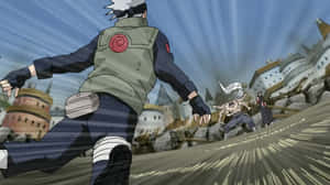 Kakashi Hatake Faces Off Against Pain In An Intense Battle Wallpaper