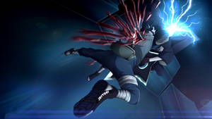 Kakashi Hatake In Motion Wallpaper