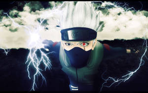 Kakashi Hatake's Sharingan Eye Wallpaper