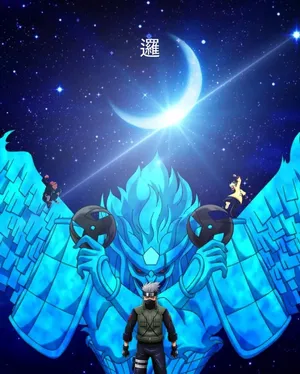 Kakashi Unleashes His Ultimate Ninjutsu Technique, Susanoo Wallpaper