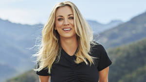 Kaley Cuoco Casual Look Wallpaper