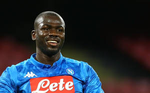 Kalidou Koulibaly Tired But Happy Wallpaper