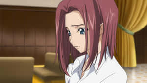 Kallen Stadtfeld In Action From The Anime Series, Code Geass Wallpaper