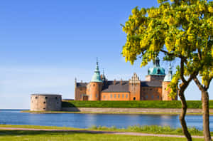 Kalmar Castle Sweden Sunny Day Wallpaper