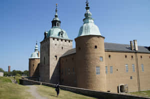 Kalmar Castle Sweden Sunny Day Wallpaper