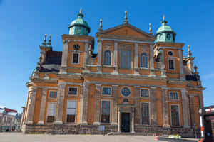 Kalmar Cathedral Sweden Exterior Wallpaper