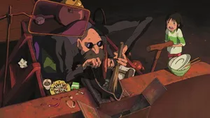 Kamaji In Sen To Chihiro No Kamikakushi Wallpaper