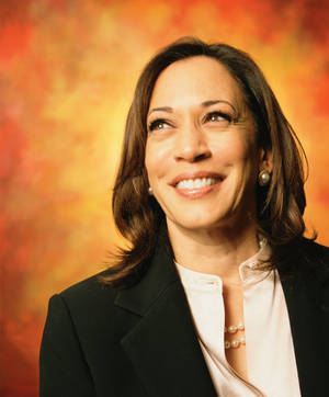 Kamala Harris Portrait Wallpaper