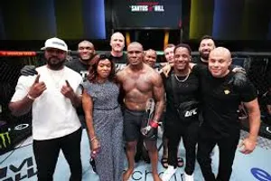 Kamaru Usman - The Nigerian Nightmare In Action Wallpaper