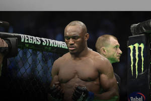 Kamaru Usman Thinking Hard Wallpaper