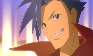 Kamina, The Fearless Leader From Gurren Lagann Wallpaper