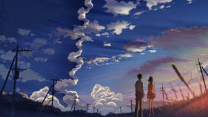 Kanae X Takaki 5 Centimeters Per Second Wallpaper