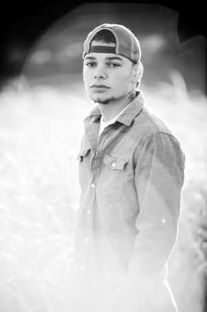 Kane Brown Mobile Black And White Wallpaper