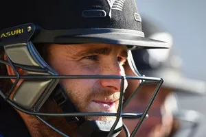 Kane Williamson With Head Gear Wallpaper