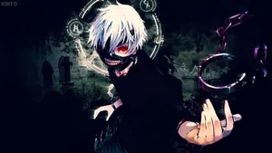 Kaneki Ken Fighting His Restraints Wallpaper