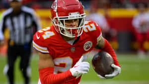 Kansas City Chiefs Player In Action Wallpaper