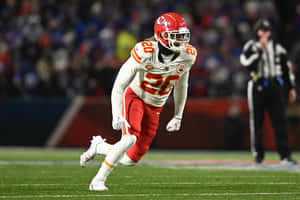 Kansas City Chiefs Player In Action Wallpaper