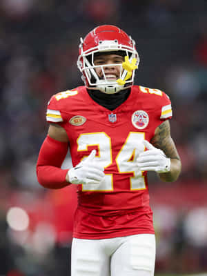 Kansas City Chiefs Player Number24 Wallpaper