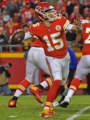 Kansas City Chiefs Qb Patrick Mahomes Reworks The Playbook Wallpaper