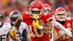 Kansas City Chiefs Running Back Action Wallpaper