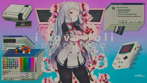 Kantai Collection Vaporwave Anime Wallpaper