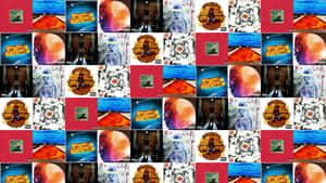 Kanye West Album 'my Beautiful Dark Twisted Fantasy' (2010) Wallpaper