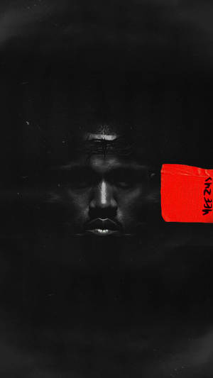 Kanye West Black And White Portrait Wallpaper