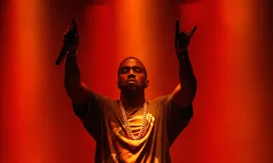 Kanye West Rock N Roll Sign Wallpaper
