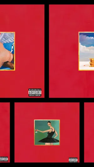 Kanye West's My Beautiful Dark Twisted Fantasy Wallpaper