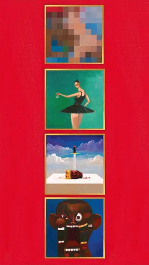 Kanye West's My Beautiful Dark Twisted Fantasy Wallpaper