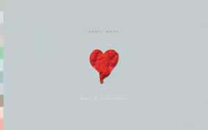 Kanye West808s Heartbreak Album Art Wallpaper