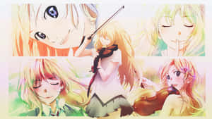 Kaori Miyazono Violinist Collage Wallpaper