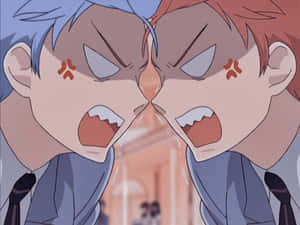 Kaoru Hitachiin From Ouran High School Host Club Lounges In A Serene Room. Wallpaper