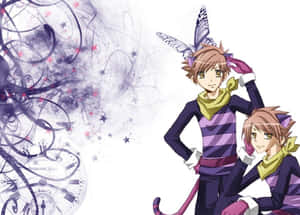 Kaoru Hitachiin Striking A Confident Pose Wallpaper