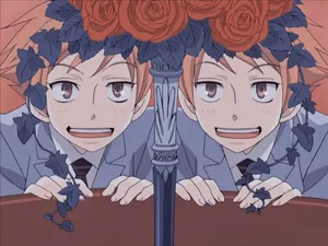 Kaoru Hitachiin Striking A Pose Wallpaper