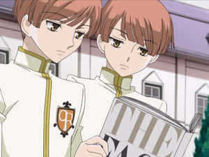 Kaoru Hitachiin With A Captivating Smile Wallpaper