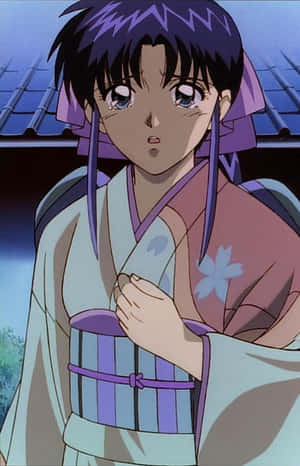 Kaoru Kamiya Anime Portrait Wallpaper