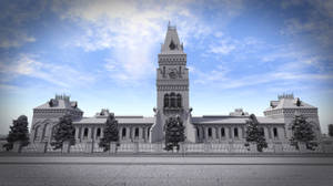 Karachi Empress Market Facade Wallpaper