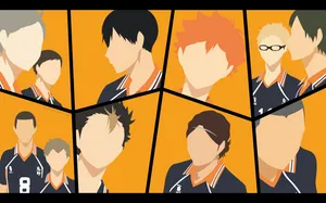 Karasuno Vector Art Haikyuu Desktop Wallpaper